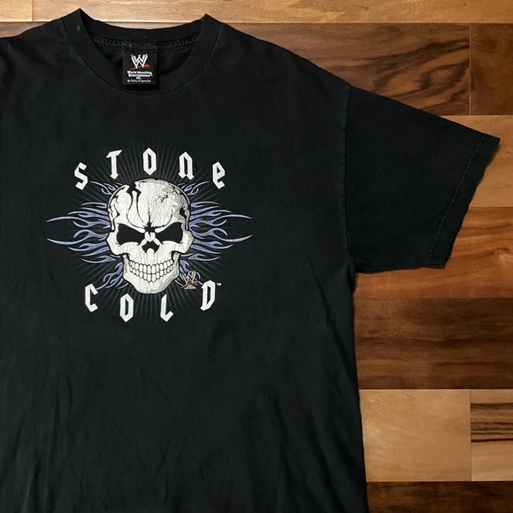 Vintage WWF Stone Cold Steve Austin Unleash Hell T - Picture 2 of 3